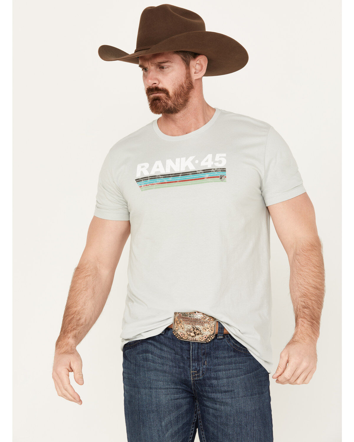 Men's RANK 45 Underlined Short Sleeve Graphic T-Shirt