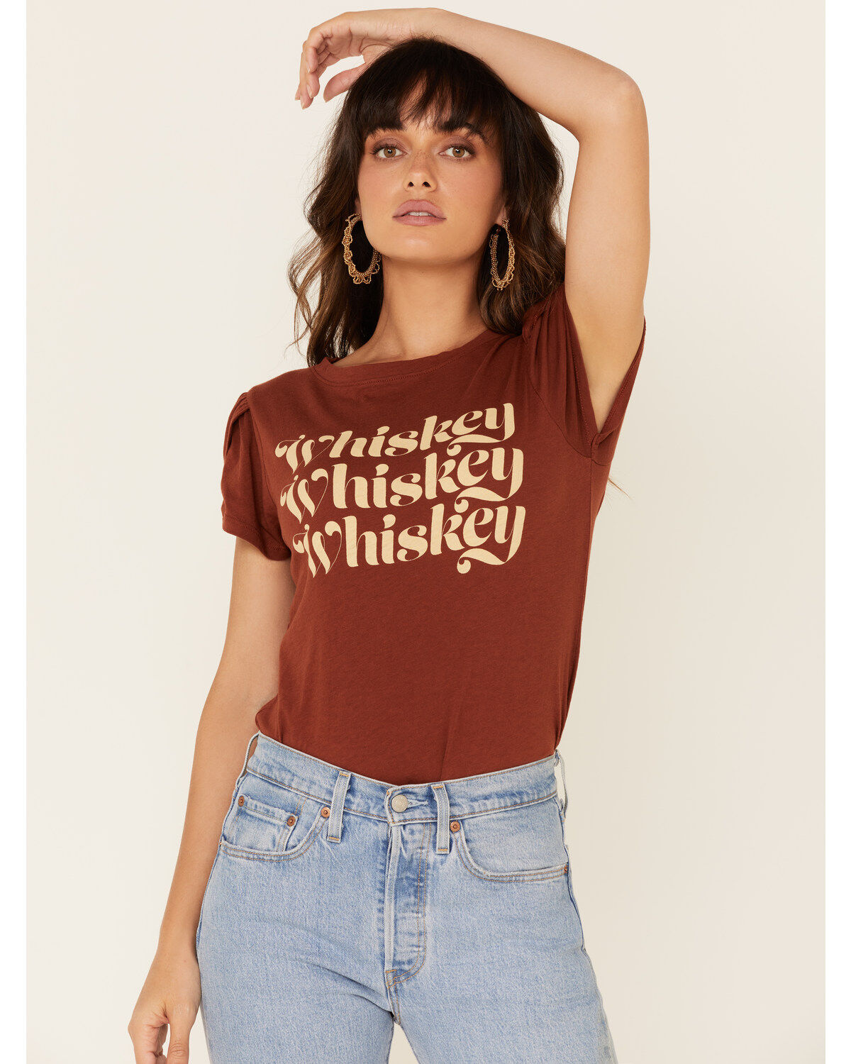 Women's Shyanne Whiskey Whiskey Whiskey Graphic Tee