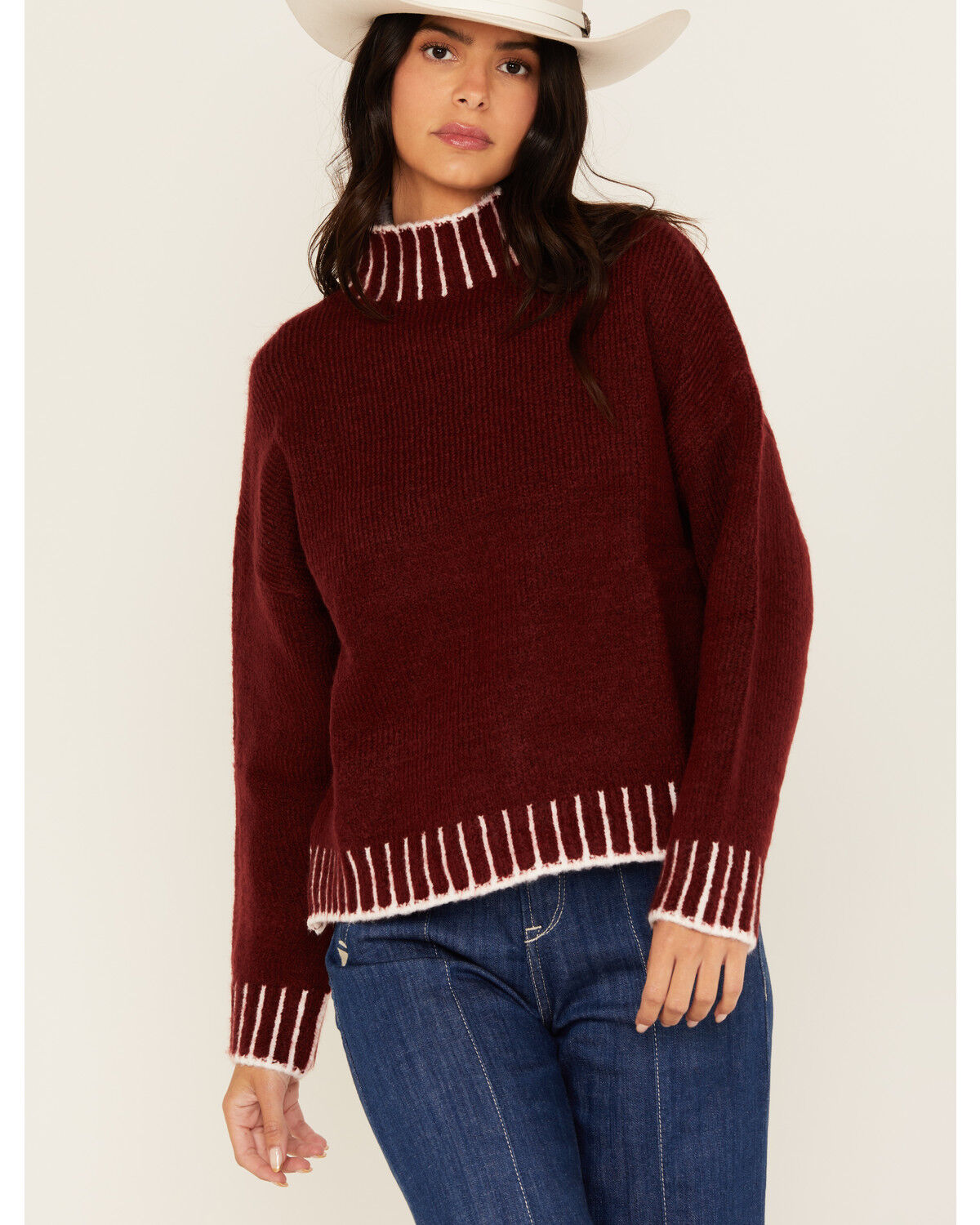 Women's Revel Whip Stitch Turtleneck Sweater