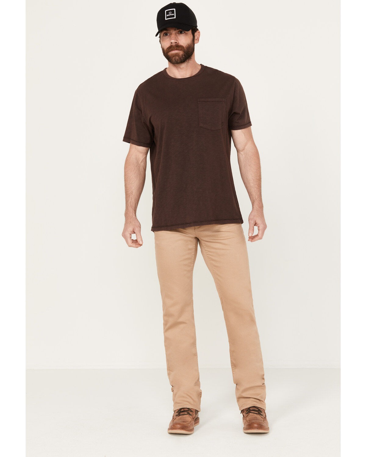 Men's Cody James Dalton Tan Slim Straight Stretch Denim Jeans
