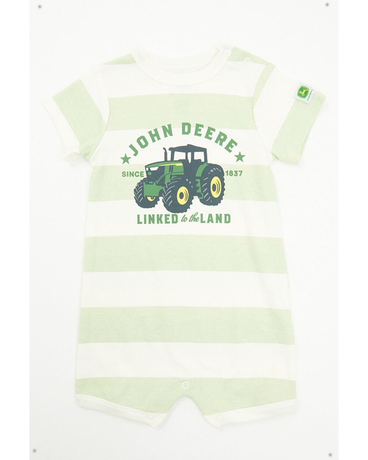 Boys' John Deere Infant Linked to the Land Onesie