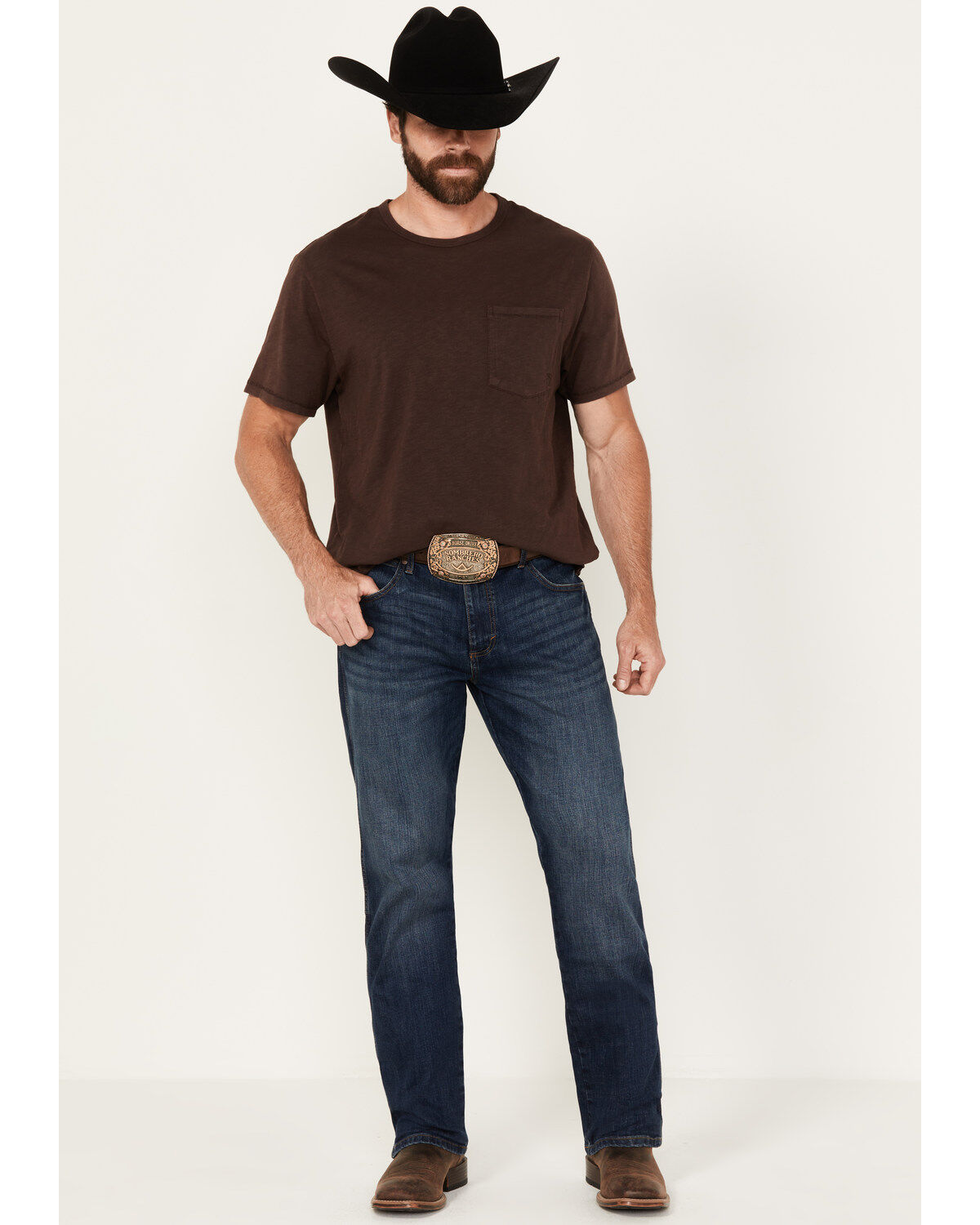 Men's Wrangler Retro No. 88 Dark Wash Slim Straight Stretch Jeans