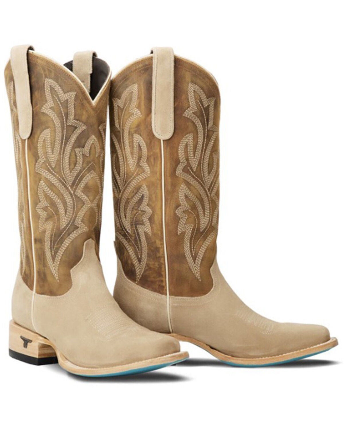 Women's Lane Classic Suede Western Boots - Square Toe