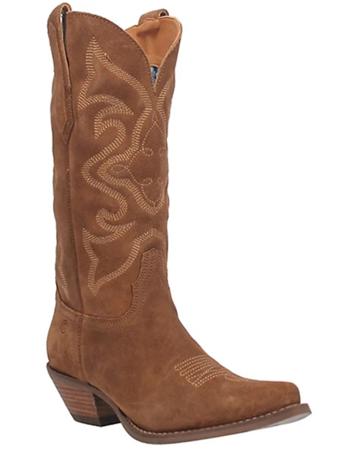 Women's Dingo Out West Suede Tall Western Boots - Round Toe