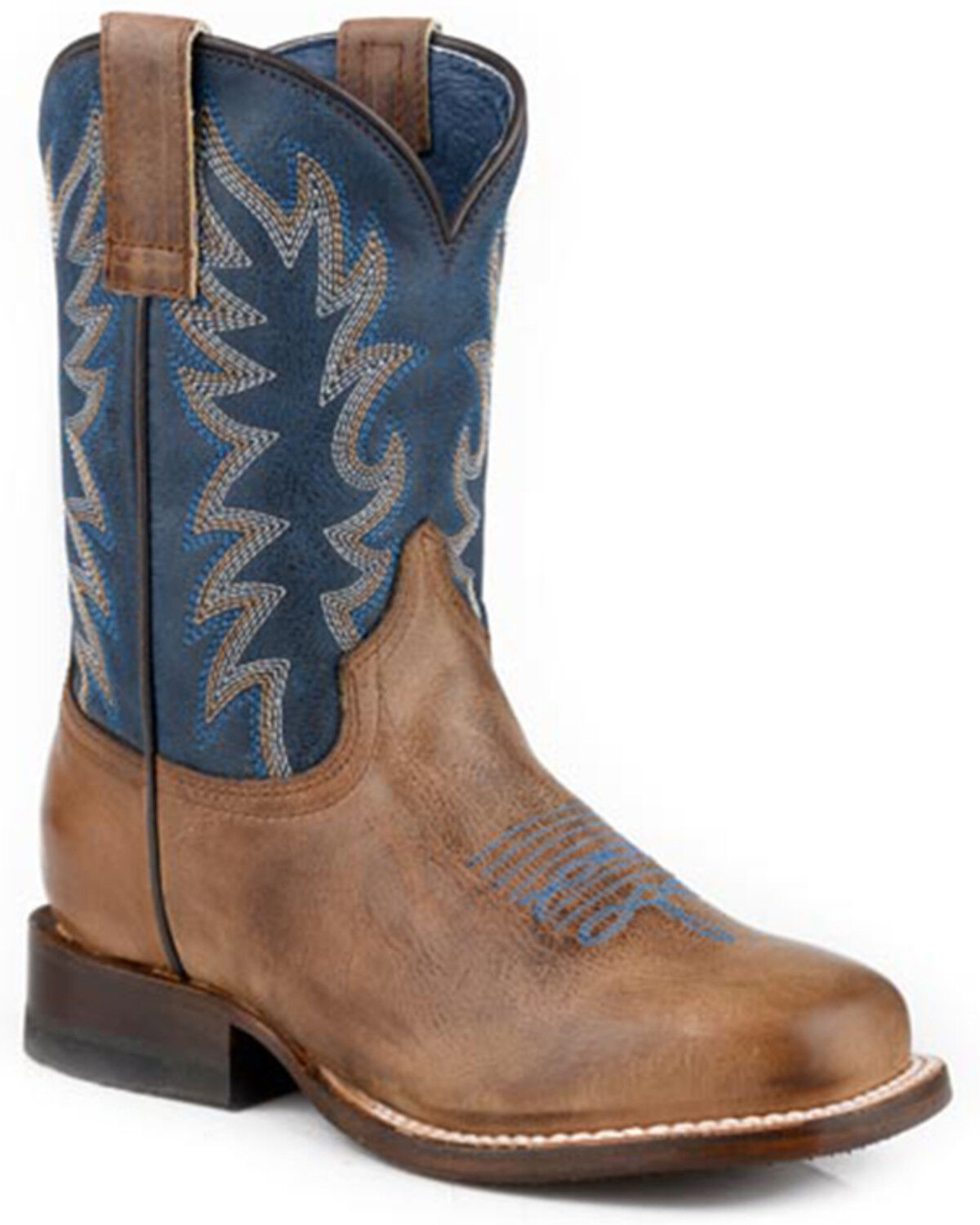 Boys' Roper Bart Western Boots - Broad Square Toe