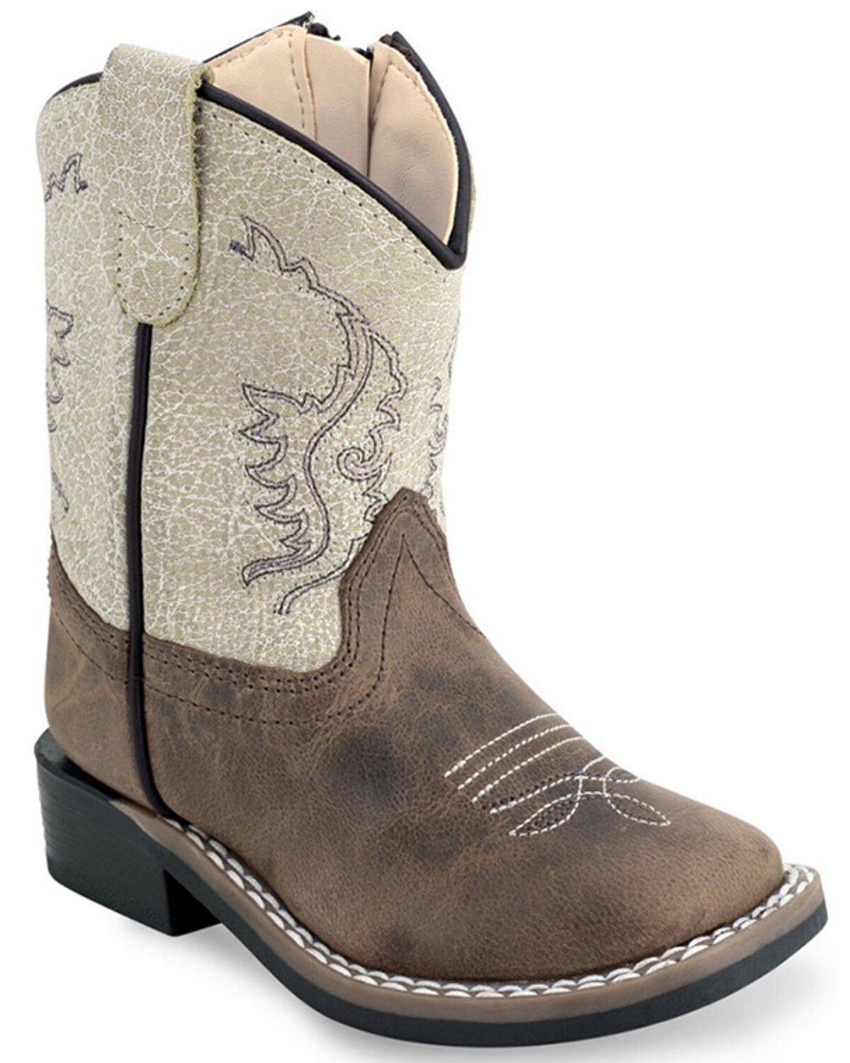 Boys' Old West Toddler Western Boots - Broad Square Toe