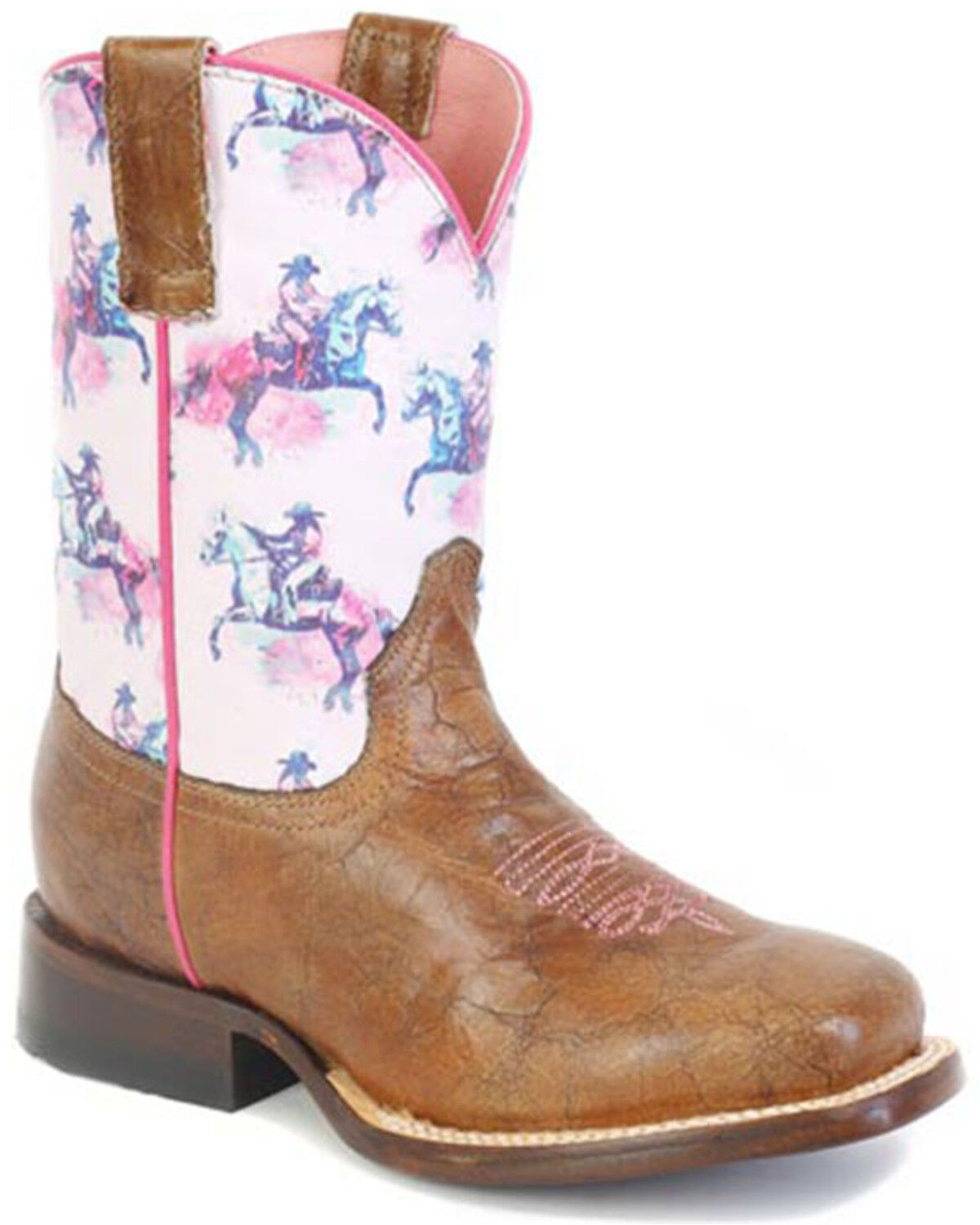 Girls' Roper Ryder Western Boots - Broad Square Toe