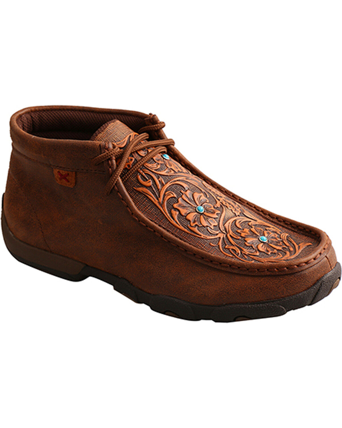Women's Twisted X Tooled Chukka Driving Mocs