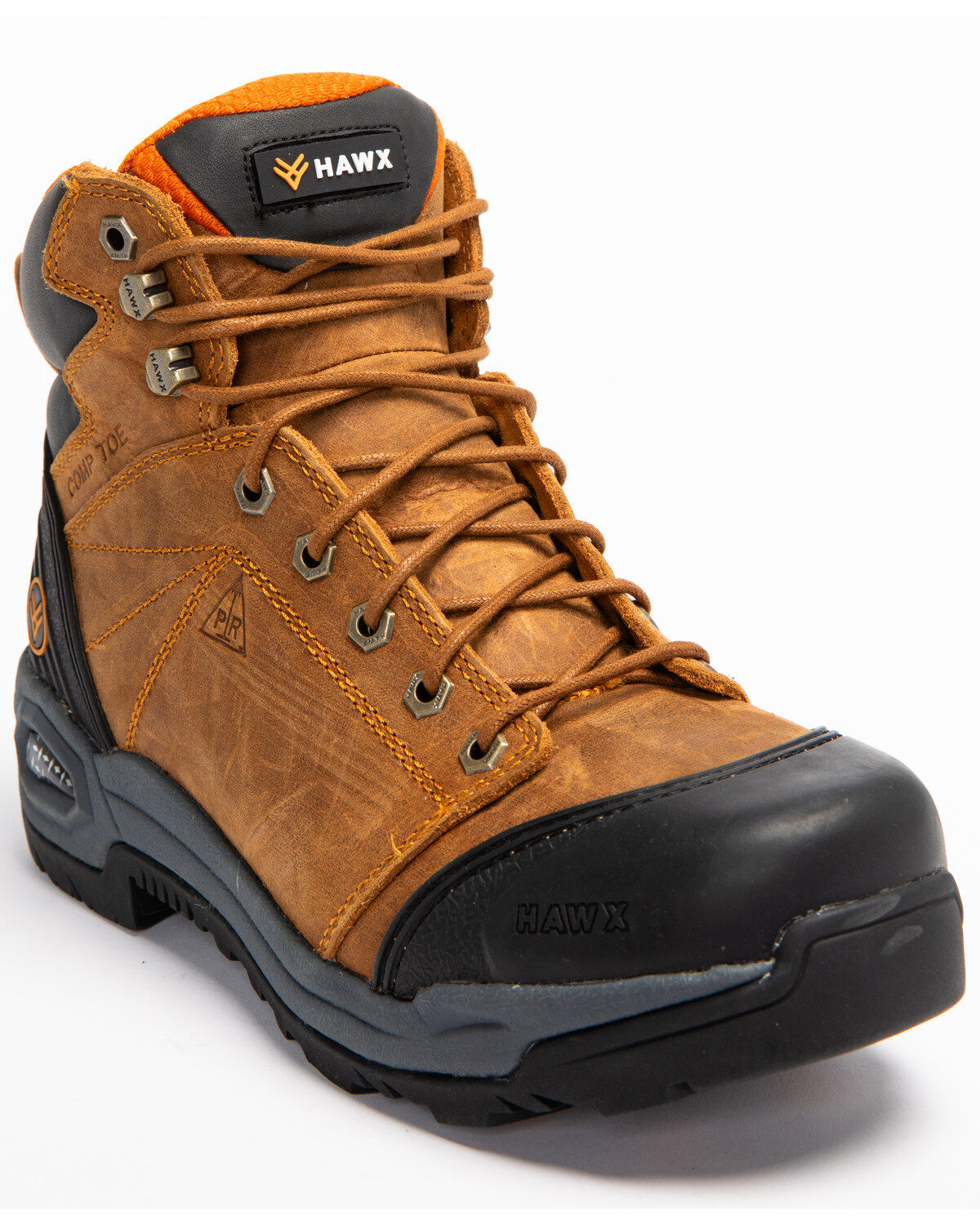 Men's Hawx Lace To Toe Hiker Boots - Round Toe