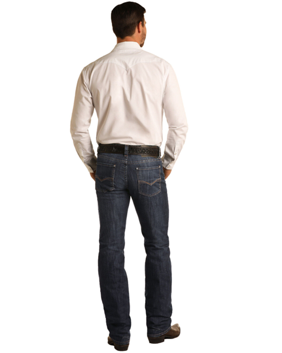 Men's Rock & Roll Denim Reflex Revolver Stretch Slim Straight Jeans