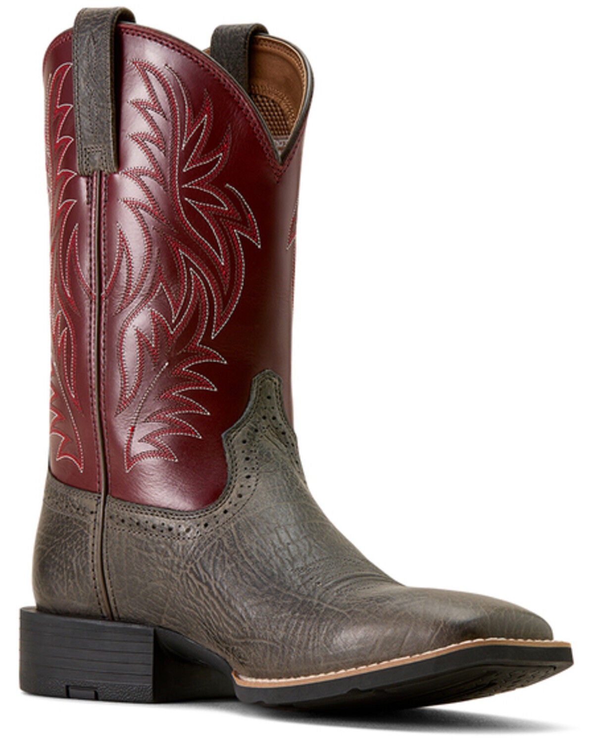Men's Ariat Sport Hippopotamus Print Western Boots - Broad Square Toe