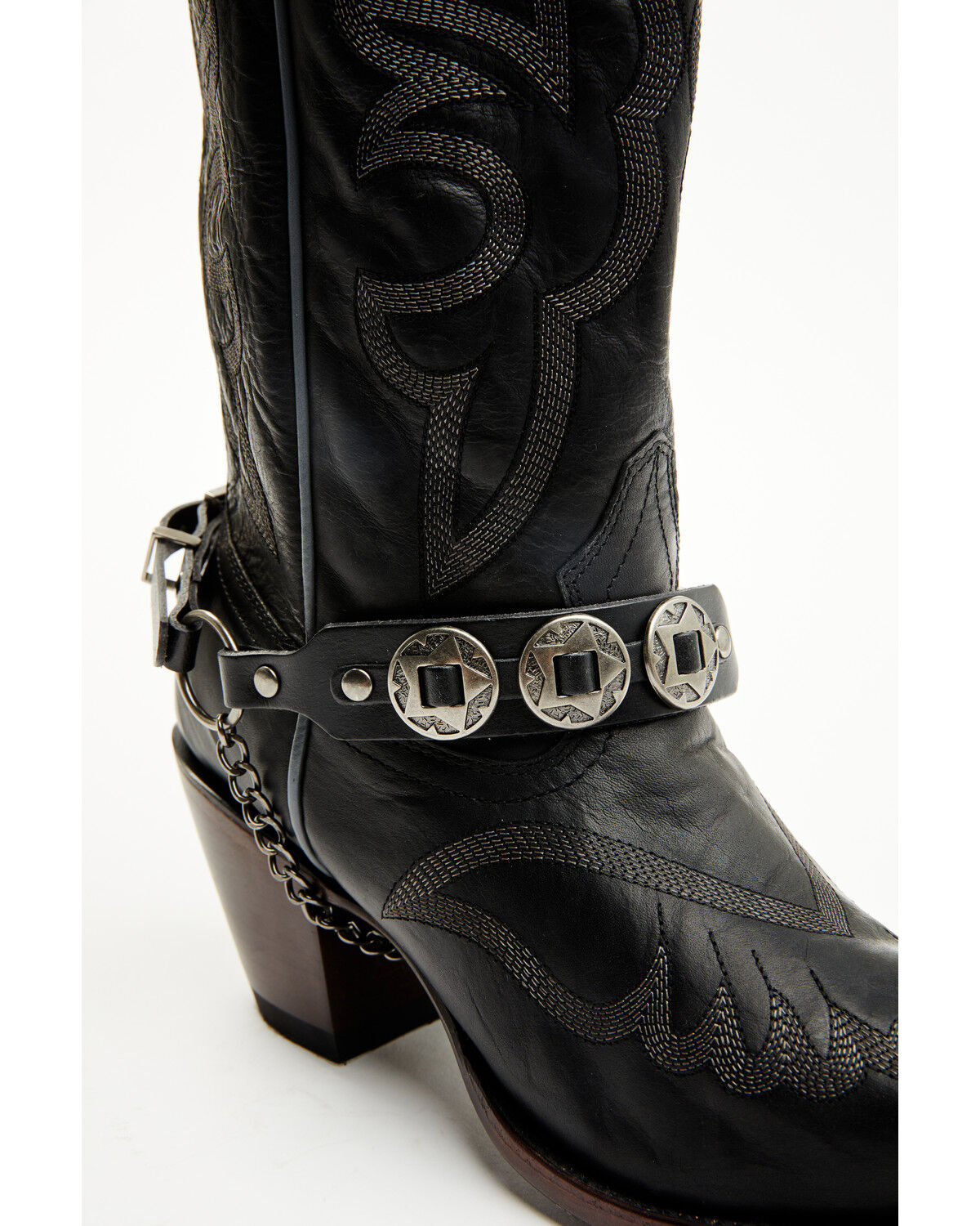 Women's Shyanne Leather and Concho Boot Bracelet
