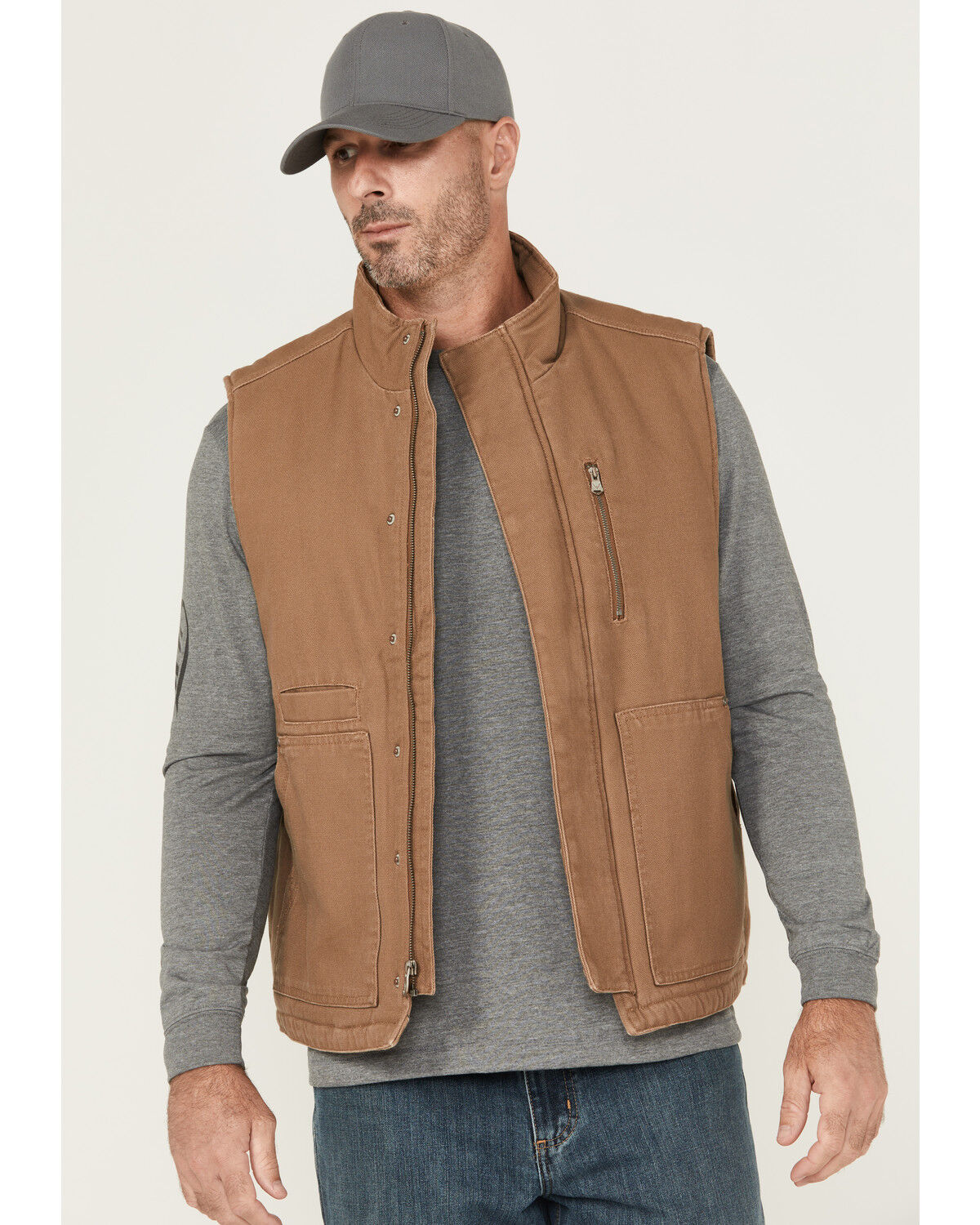 Men's Thorogood Heritage Stonewashed Canvas Vest