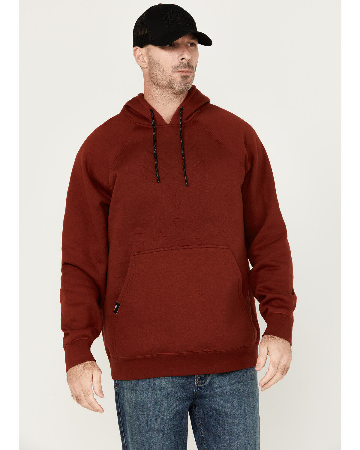 Men's Hawx Embossed Hooded Sweatshirt