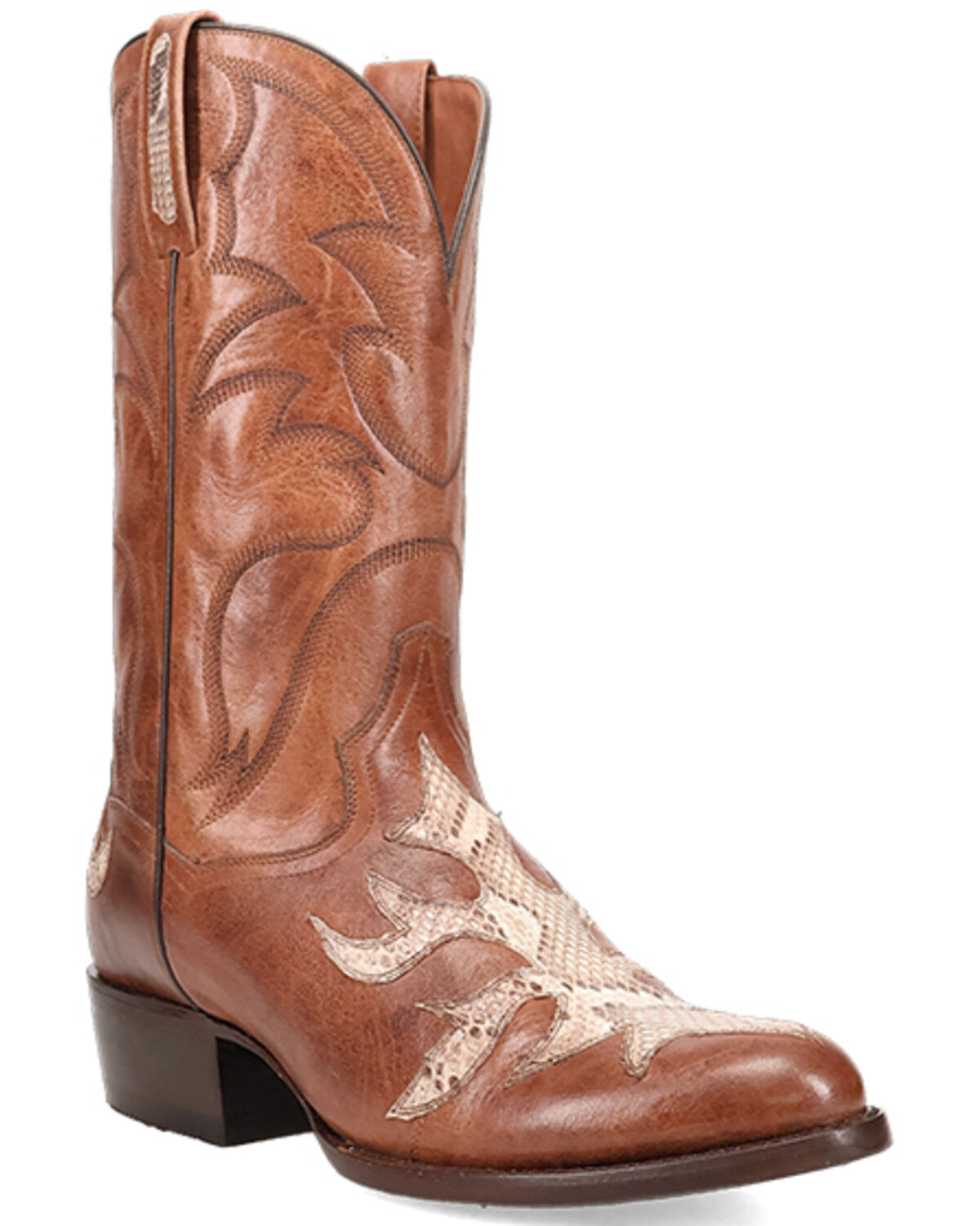 Men's Dan Post Exotic Snake Western Boots - Round Toe