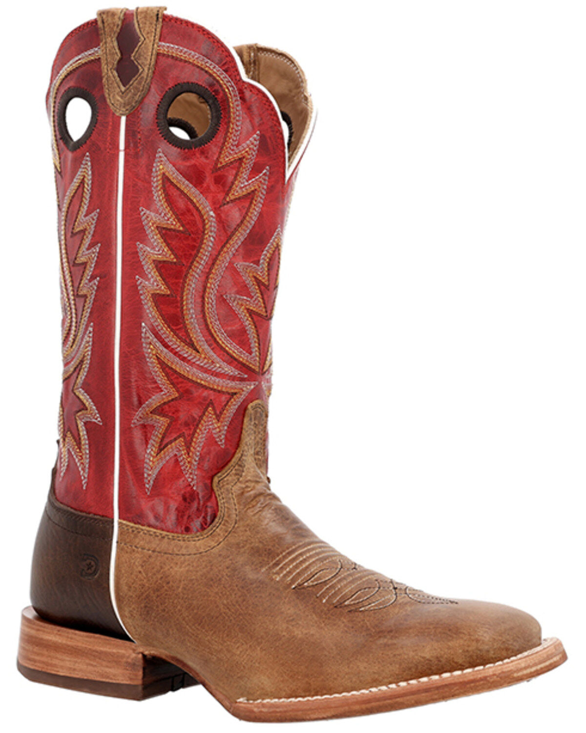 Men's Durango PRCA Collection Bison Western Boots - Broad Square Toe