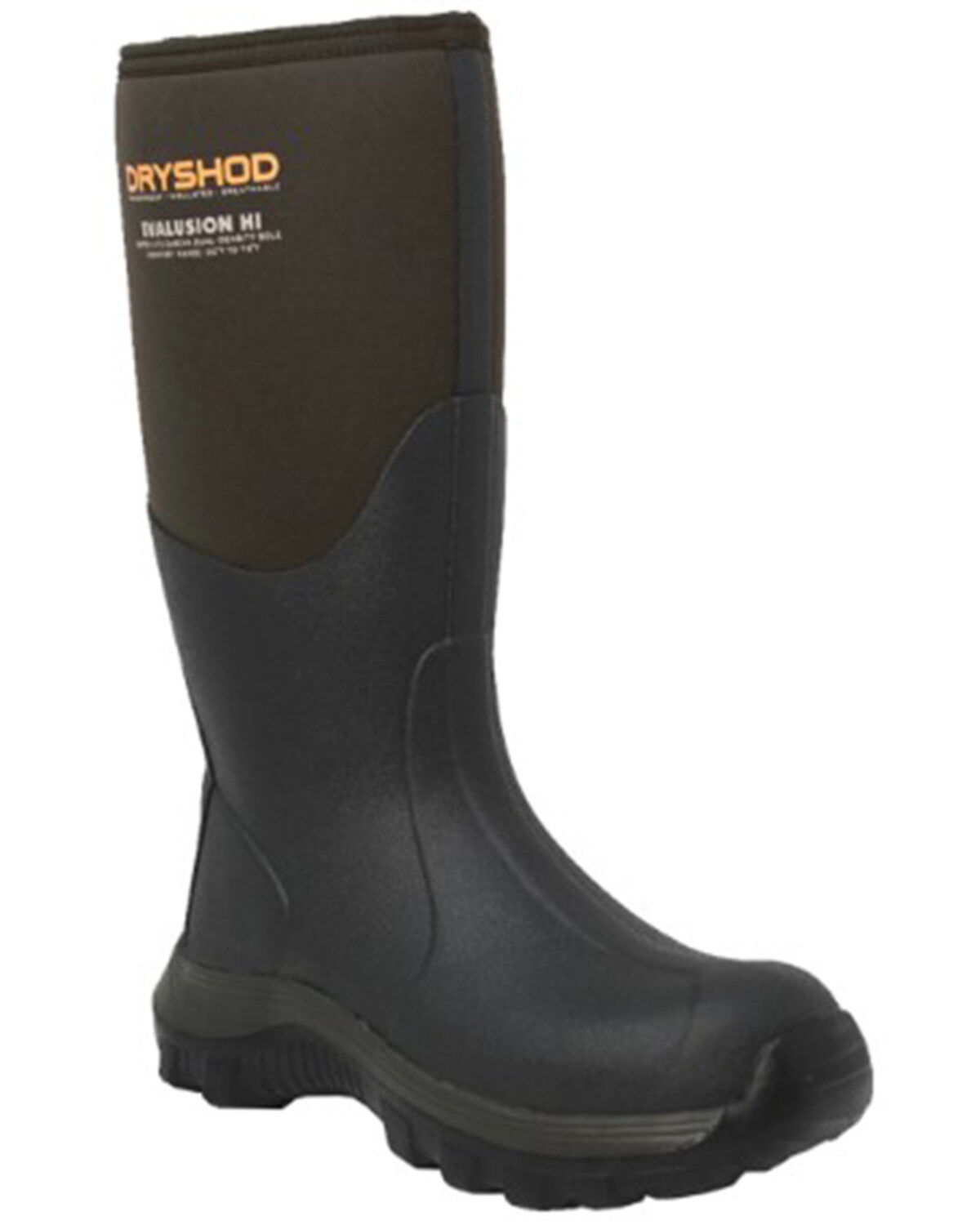 Men's Dryshod Evalusion Hi Outdoor Waterproof Work Boots - Round Toe