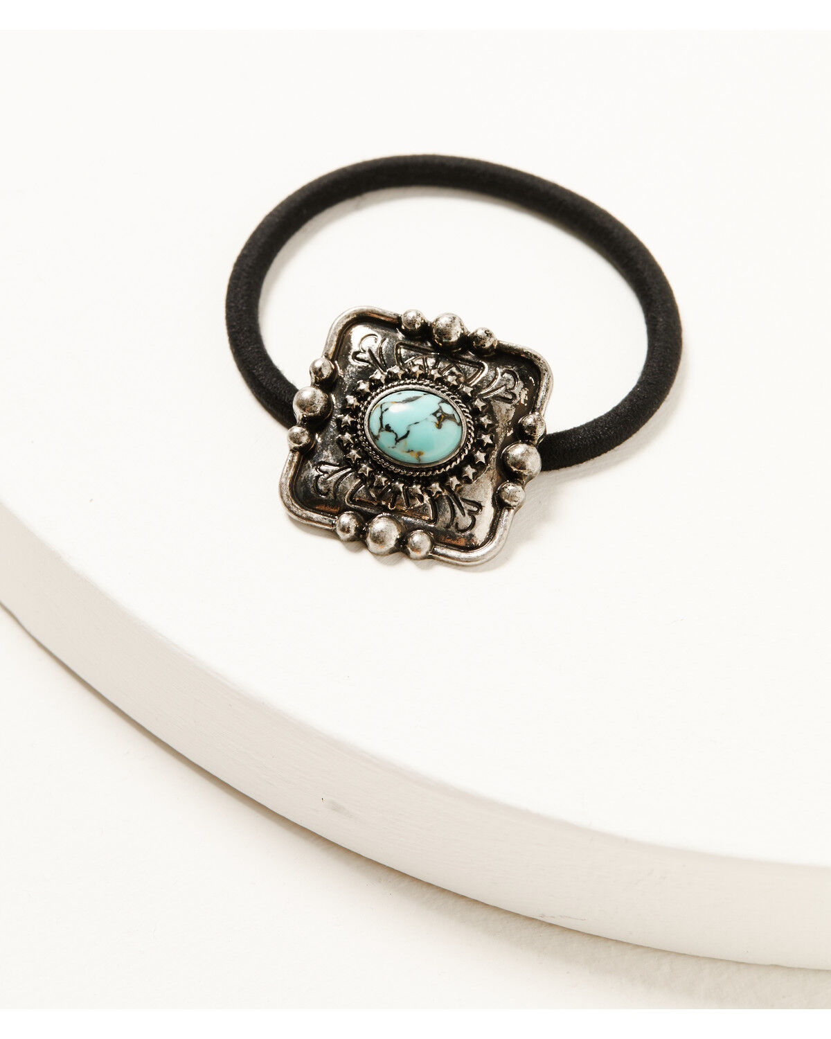 Women's Shyanne Square Concho Ponytail Holder
