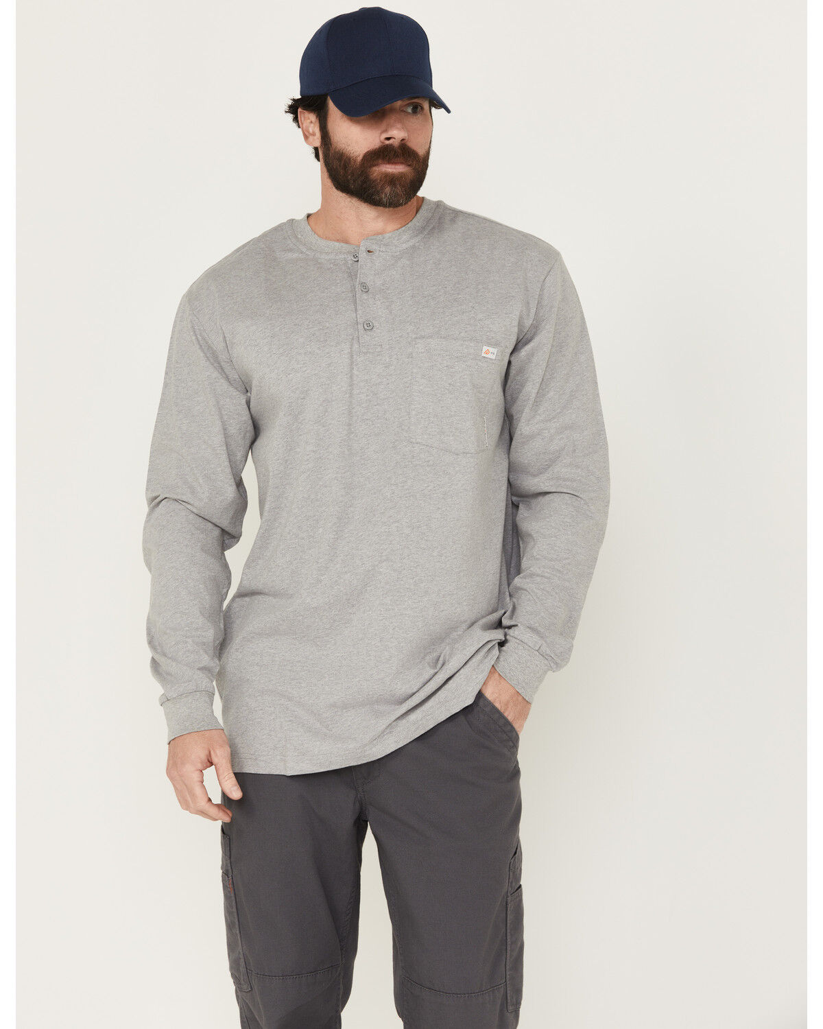 Men's Rasco FR Preshrunk Henley T-Shirt