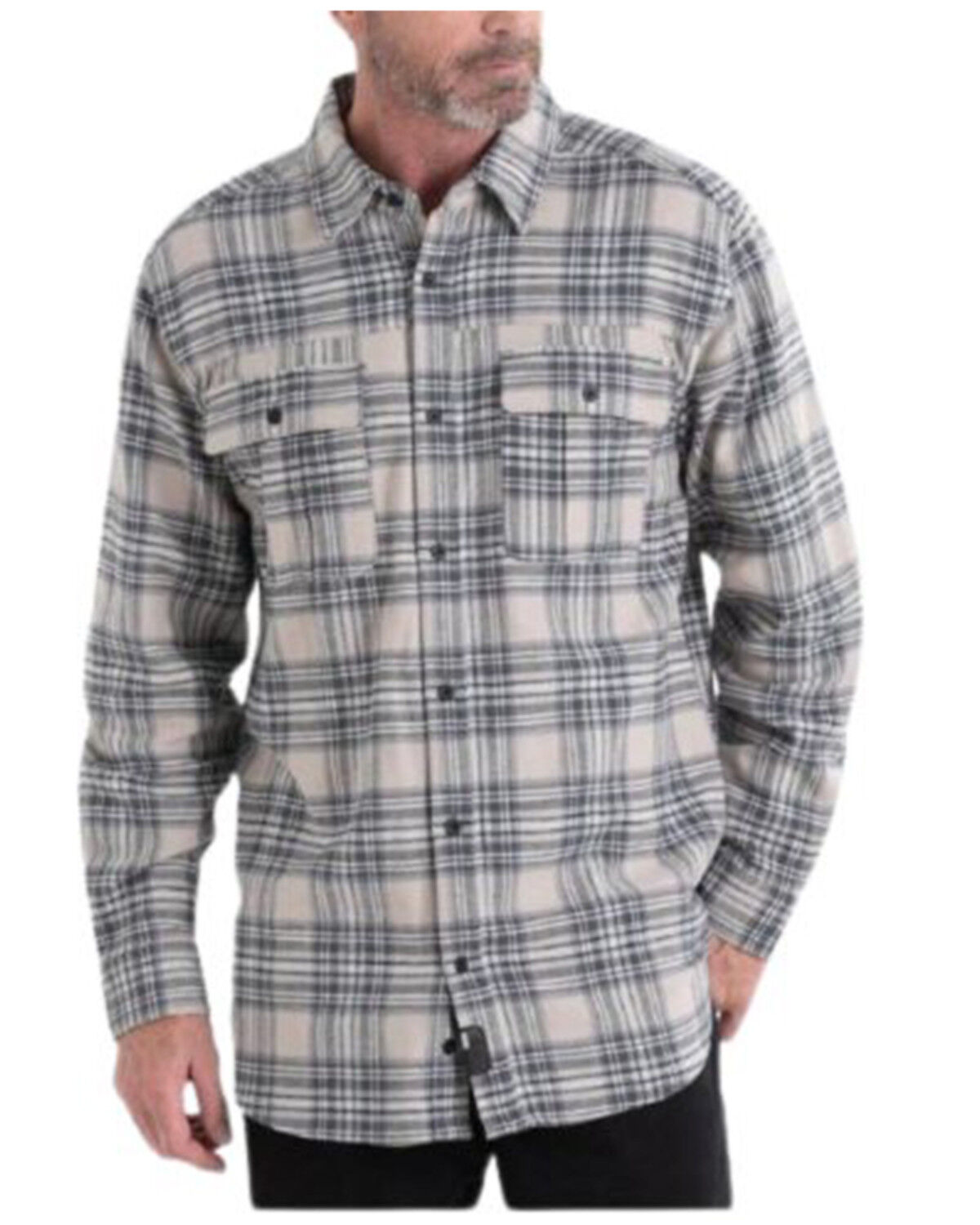 Men's Thorogood Plaid Print Heavyweight Brushed Flannel Long Sleeve Bu