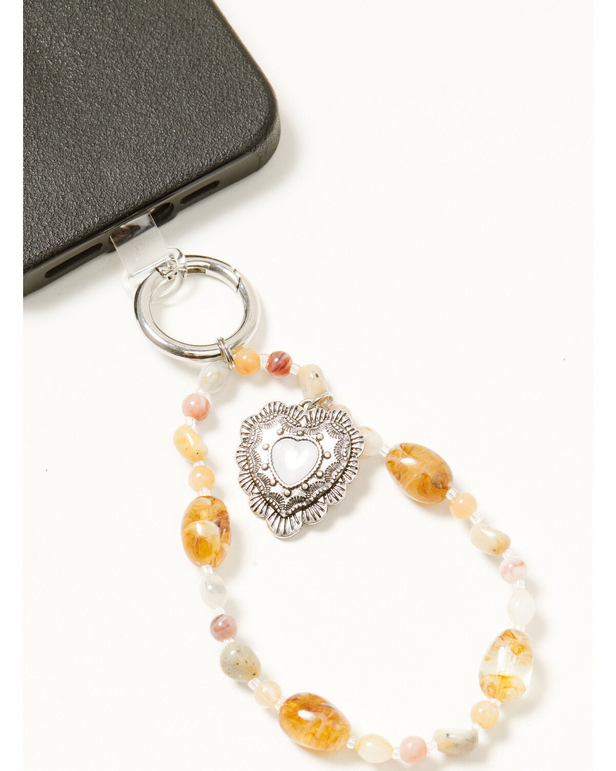 Shyanne Heart Charm Phone Wristlet