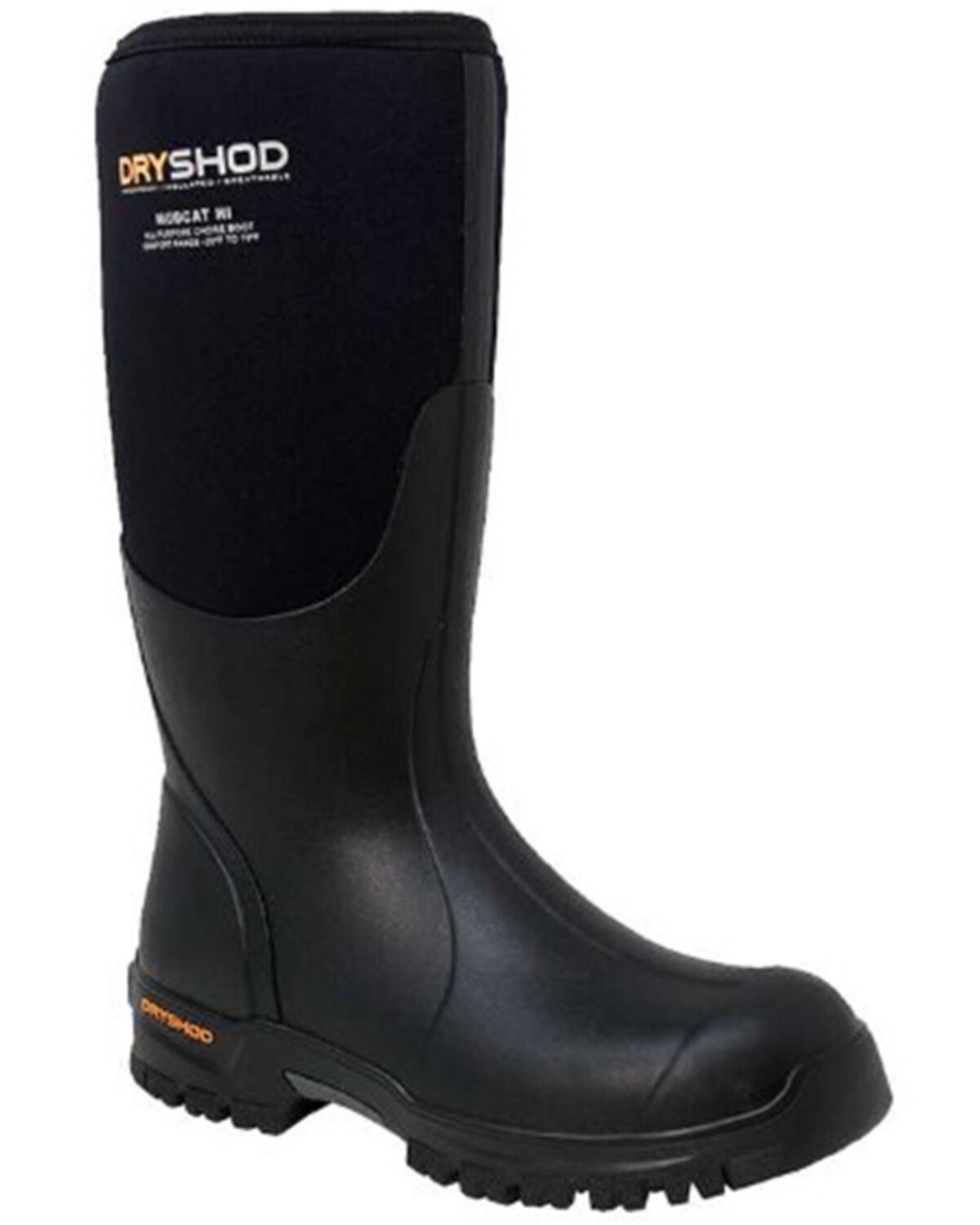 Men's Dryshod Mudcat High Rugged Knee Work Boots - Round Toe
