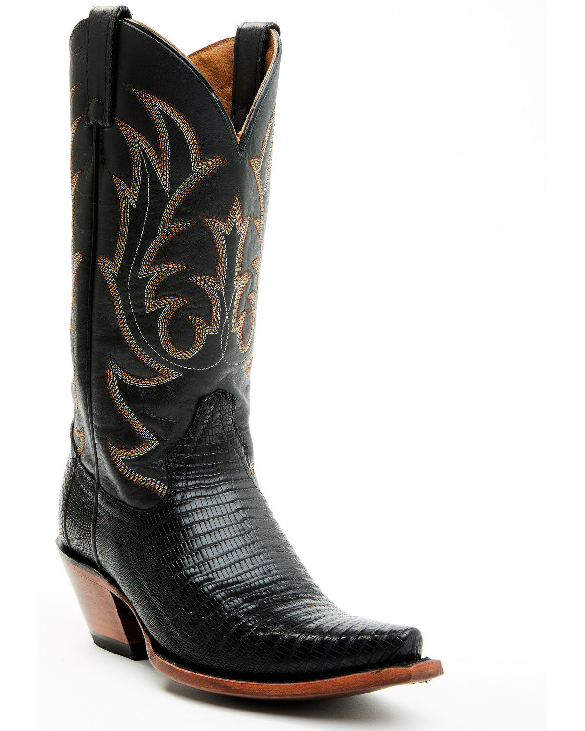 Women's Shyanne Ebonie Exotic Lizard Western Boots - Snip Toe
