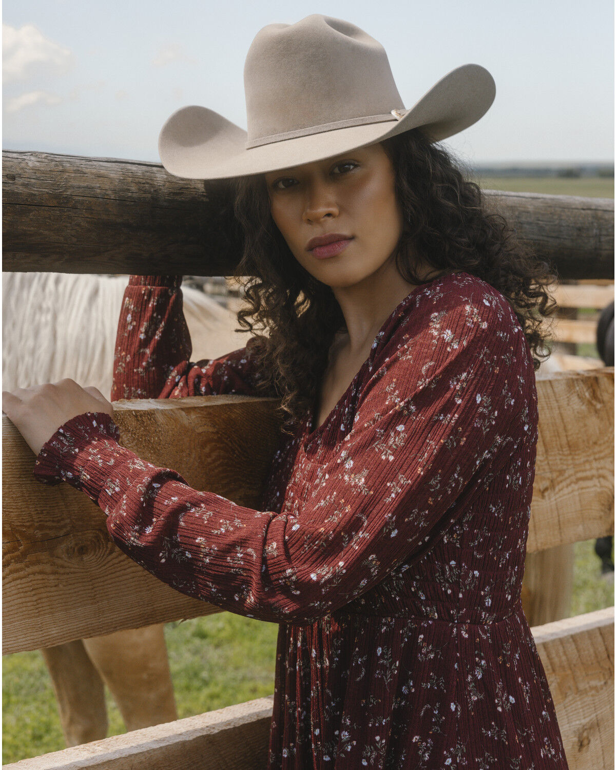 Women's Idyllwind Pippin Ditsy Floral Print Long Sleeve Mini Dress