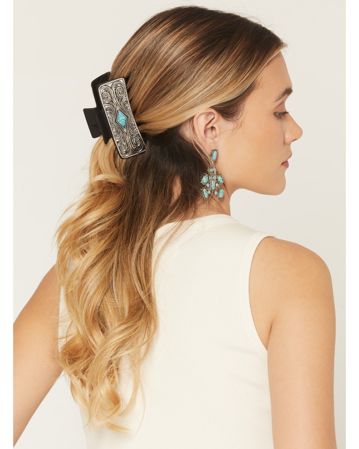 Women's Idyllwind Riverbend Inlay Metal Claw Clip