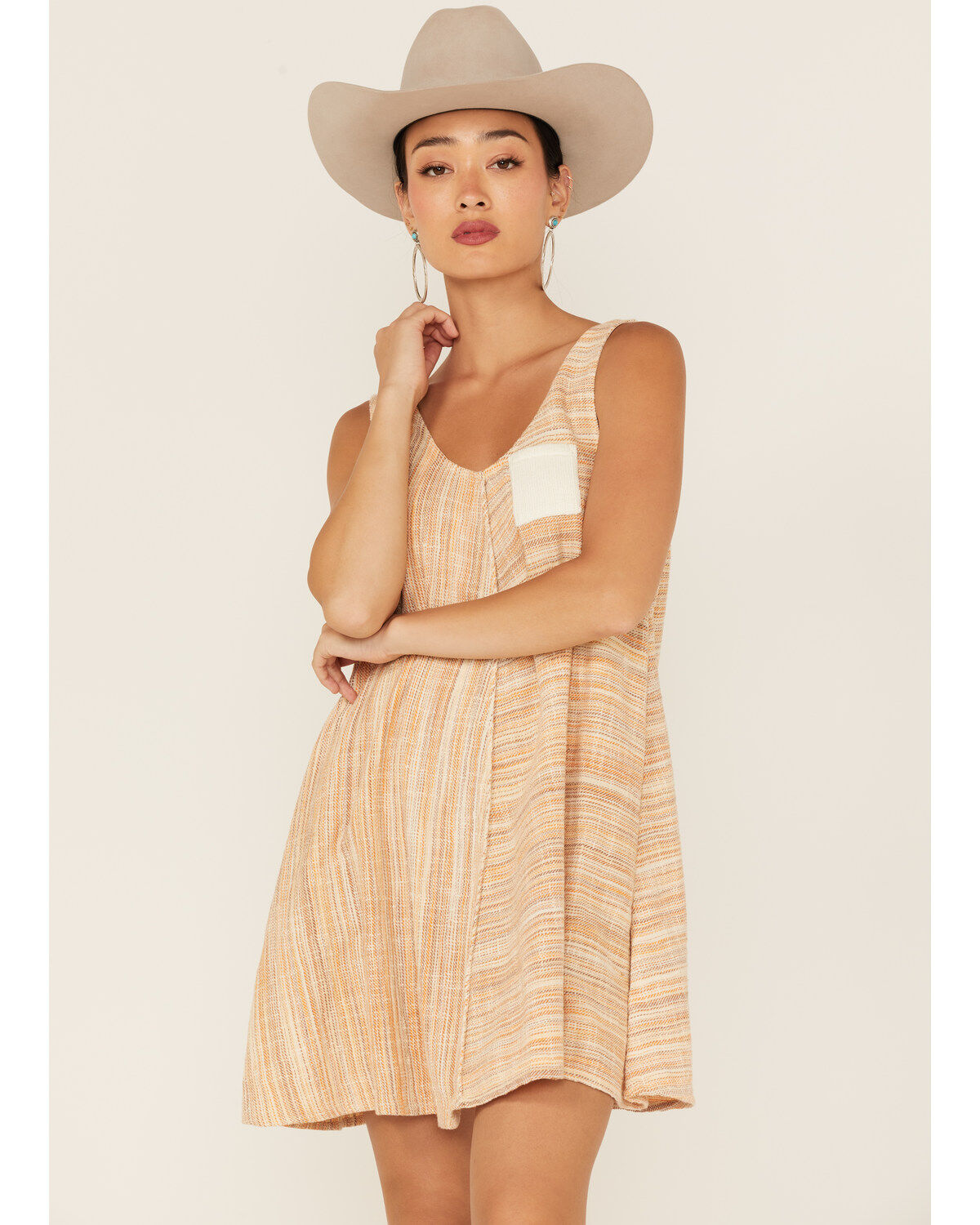 Women's Cleo + Wolf Yarn Die A-Line Mini Dress