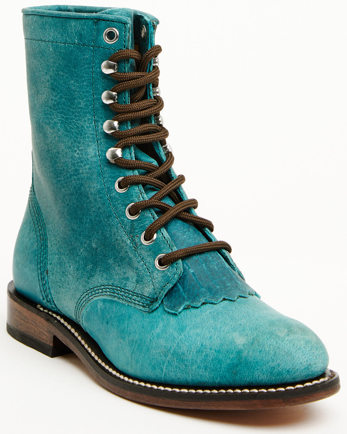 Women's Justin Mclean 7" Lace-Up Roper Boots - Round Toe