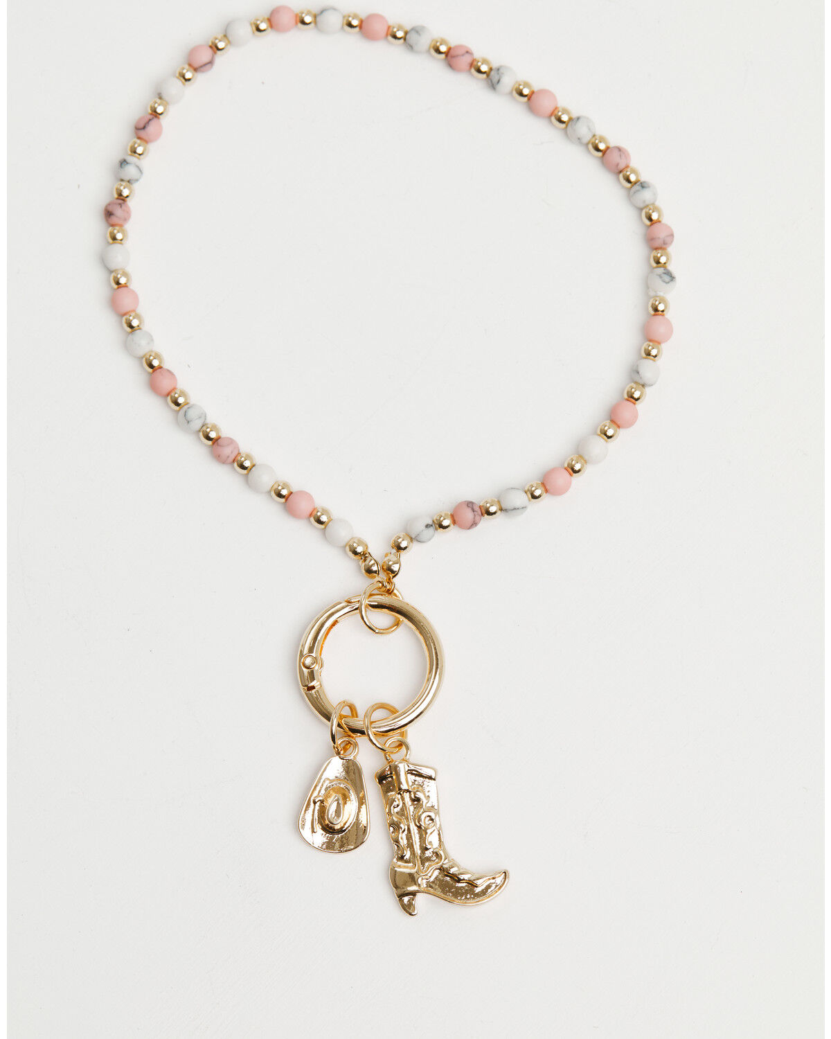 Women's Shyanne Tonal Boot Charm Beaded Phone Wristlet