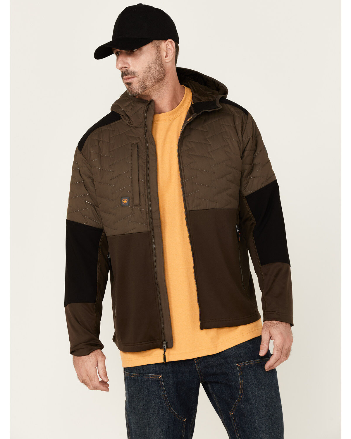 Men's Ariat Rebar Wren Cloud 9 Insulated Zip-Front Work Jacket