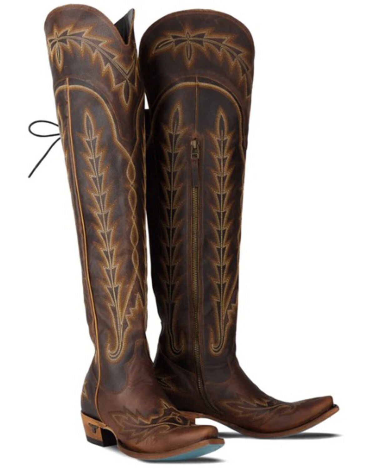 Women's Lane Lexington Over The Knee Corset Western Boots - Snip Toe