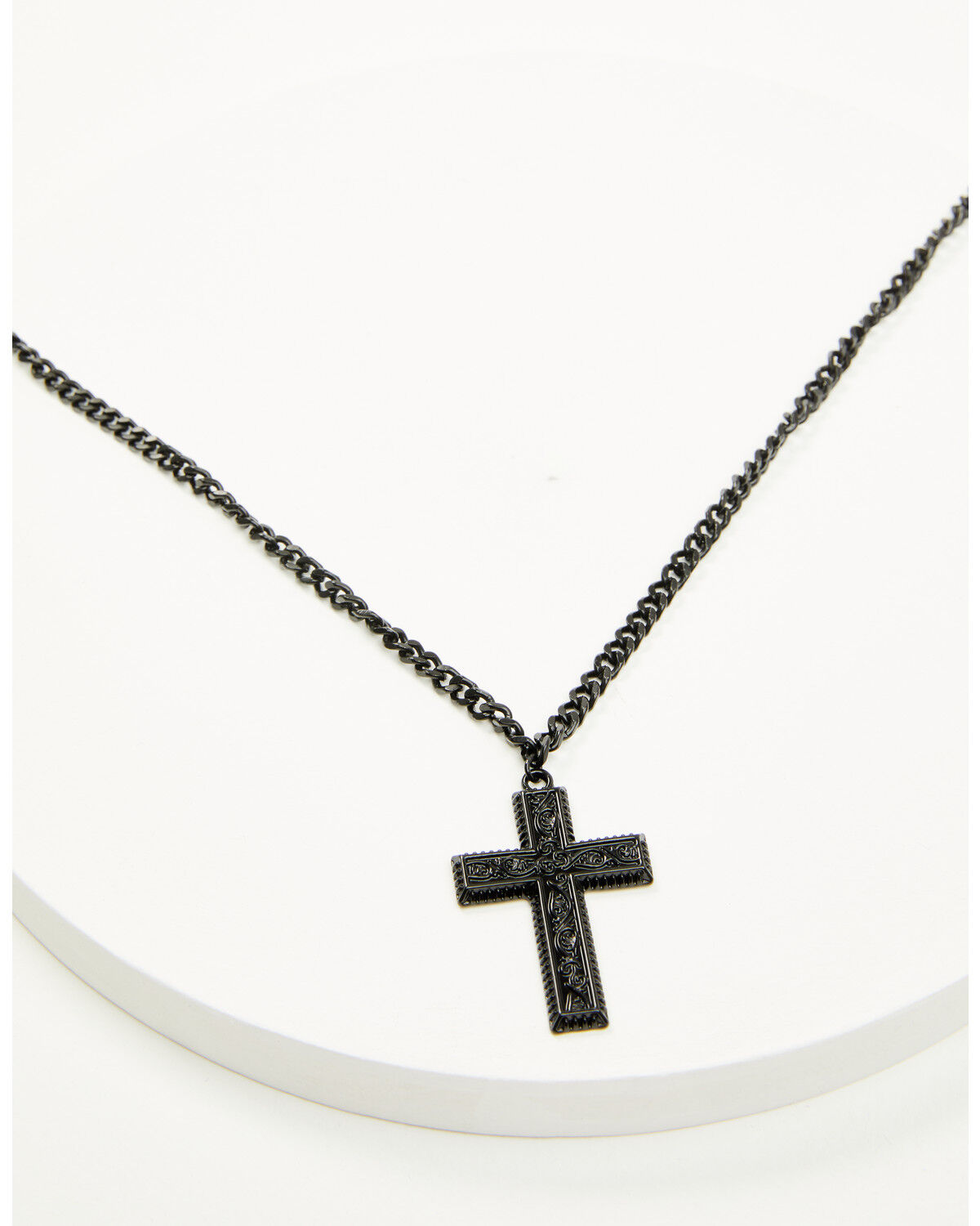 Men's Cody James Matte Cross Necklace