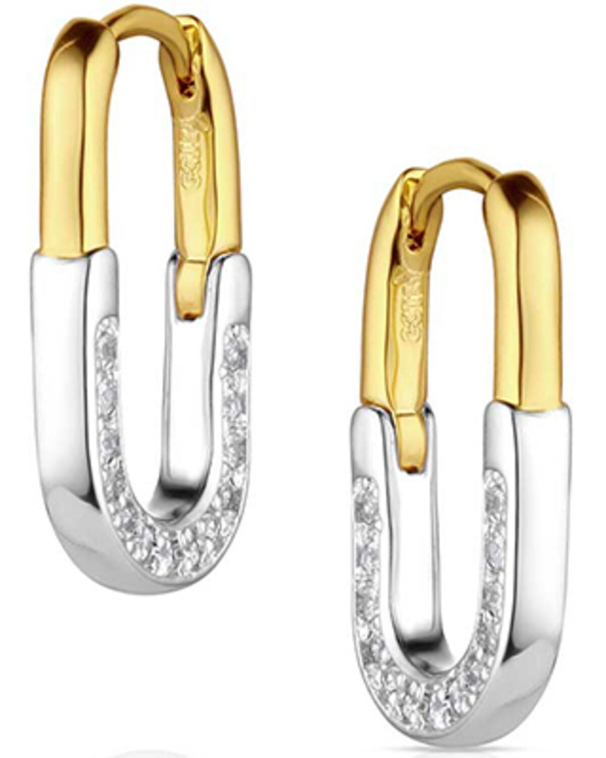 Women's Montana Silversmiths The Flats Hoop Earrings
