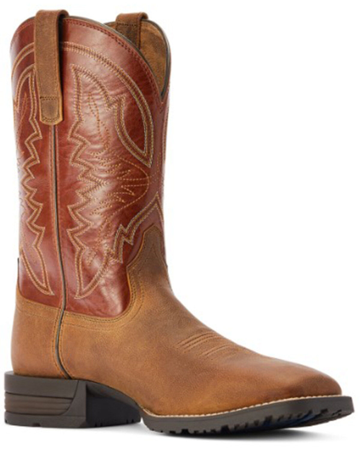 Men's Ariat Hybrid Ranchwork Shock Shield Western Performance Boots -