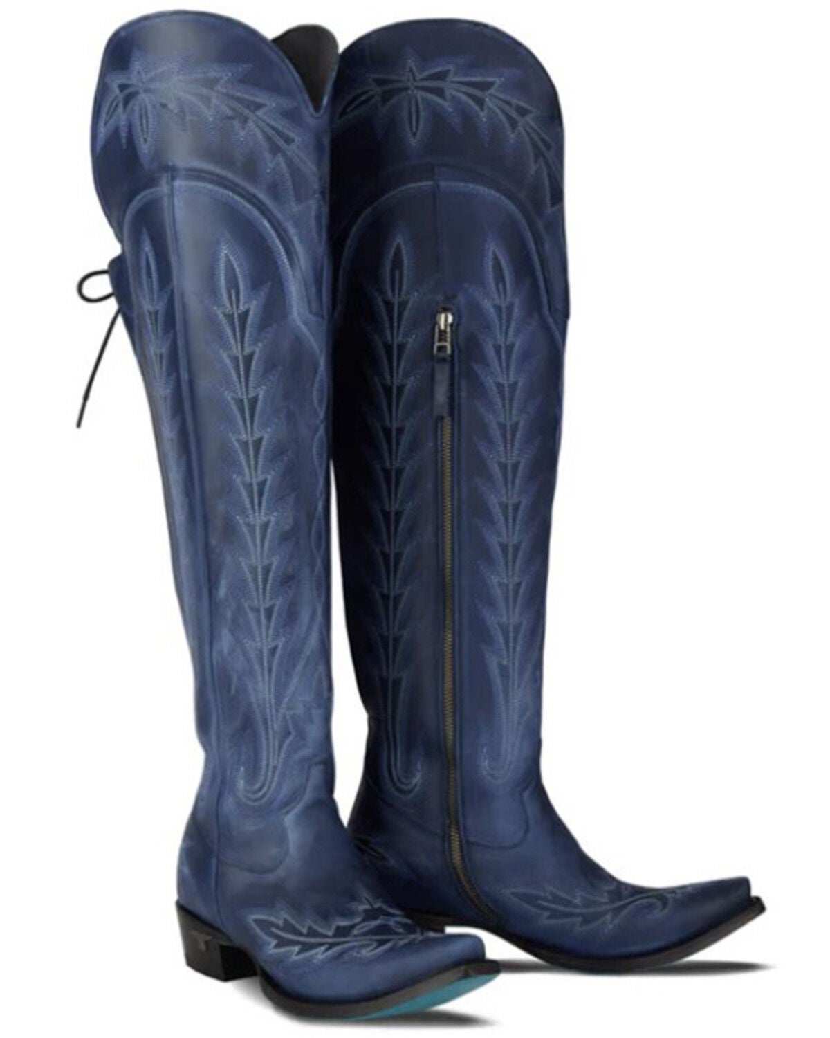 Women's Lane Lexington Over The Knee Corset Western Boots - Snip Toe