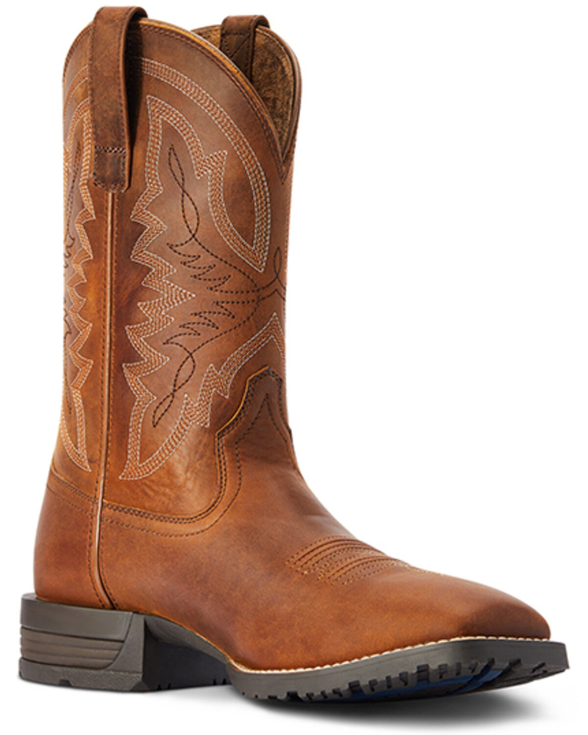 Men's Ariat Hybrid Ranchwork Western Boots - Broad Square Toe