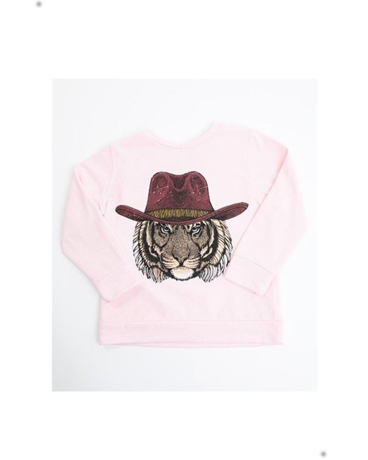 Girls' Somewhere West Toddler Cowboy Tiger Graphic Sweatshirt