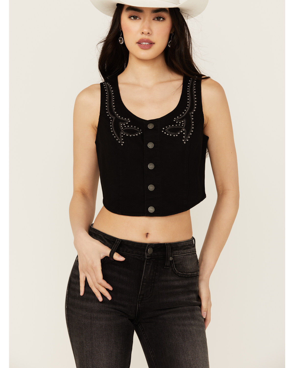 Women's Idyllwind Burbank Embroidered and Studded Super Stretch Bustie