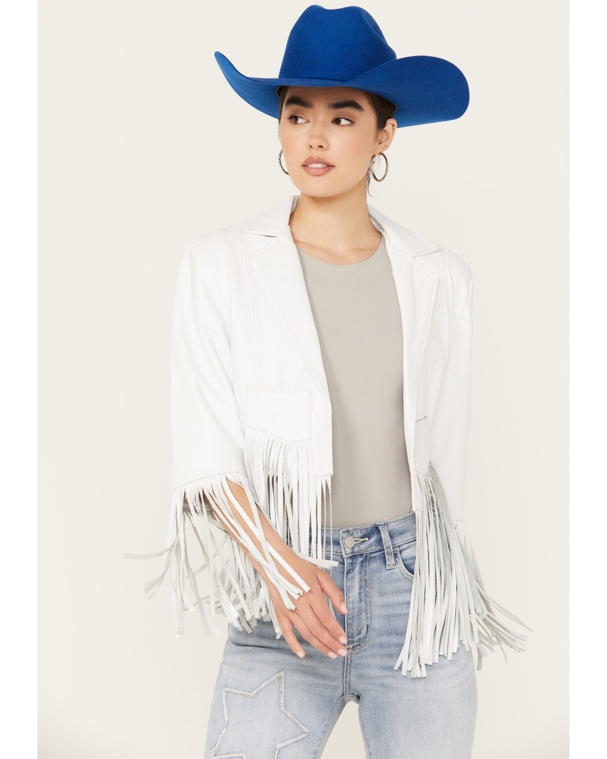 Women's Cripple Creek Cropped Fringe Jacket