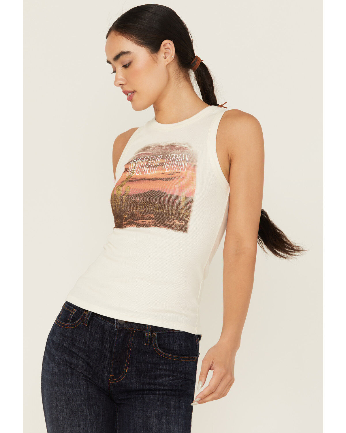 Women's Idyllwind Outlaw Livin Sleeveless Ribbed Tank Top