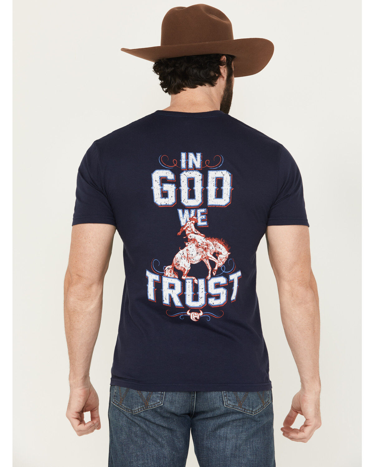 Men's Cowboy Hardware In God We Trust Short Sleeve Graphic T-Shirt