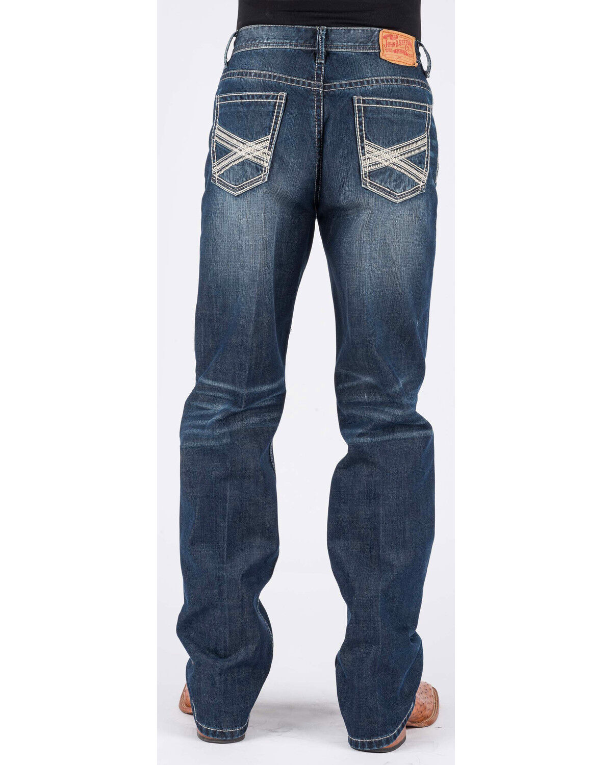 Men's Stetson 1520 Standard Fit Straight Jeans