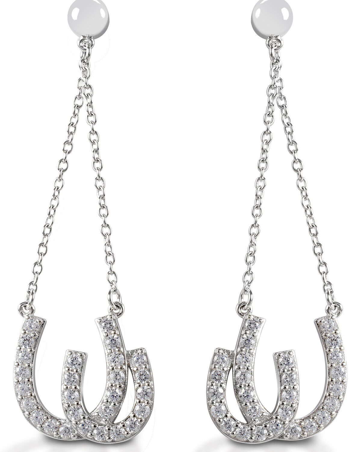 Women's Kelly Herd Double Horseshoe Earrings