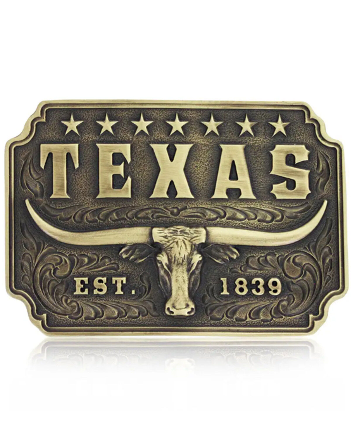 Men's Montana Silversmiths Classic Texas Longhorn Buckle