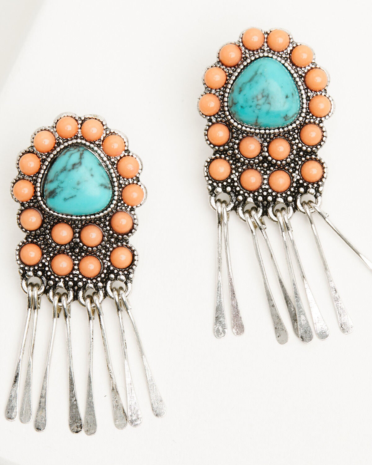Women's Shyanne Beaded Fringe Statement Earrings