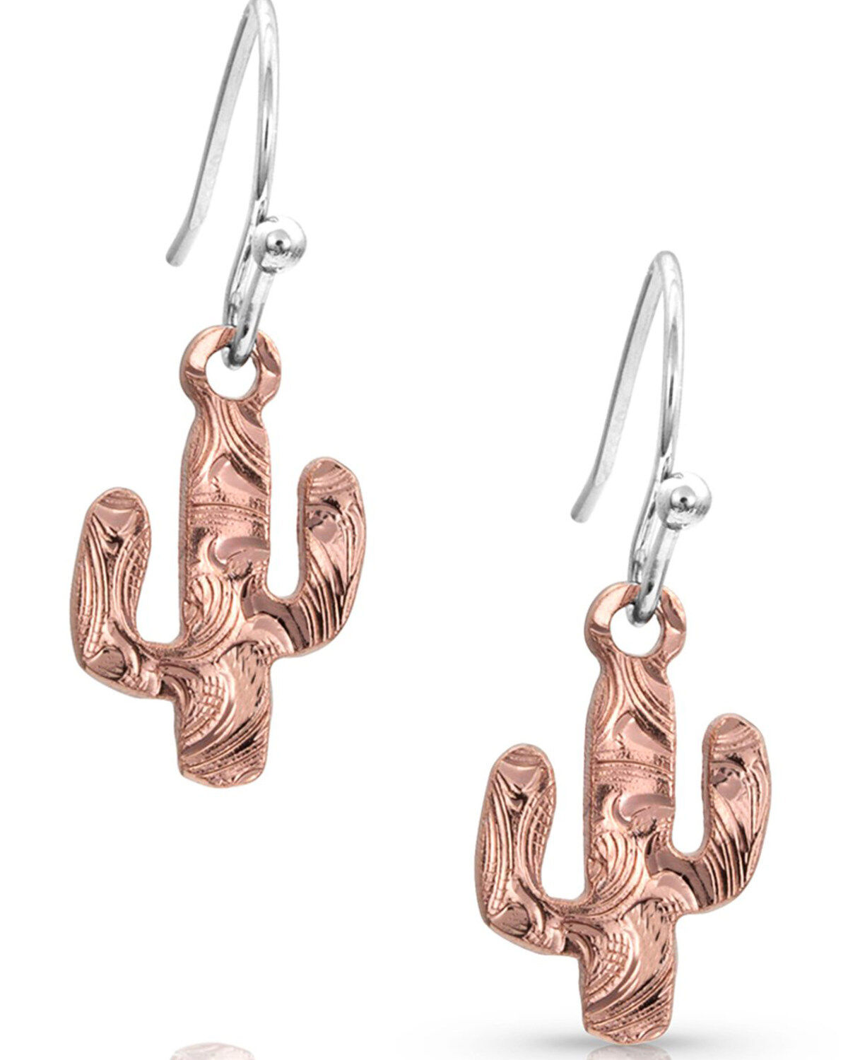Women's Montana Silversmiths Desert Darling Rose Cactus Earrings