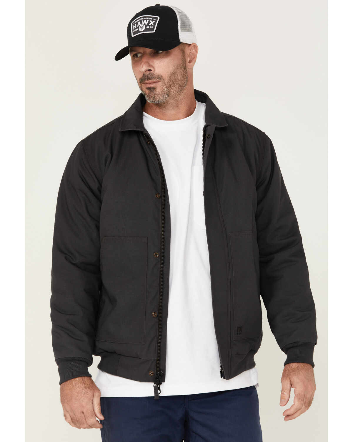 Men's Cody James FR Ripstop Utility Bomber Work Jacket